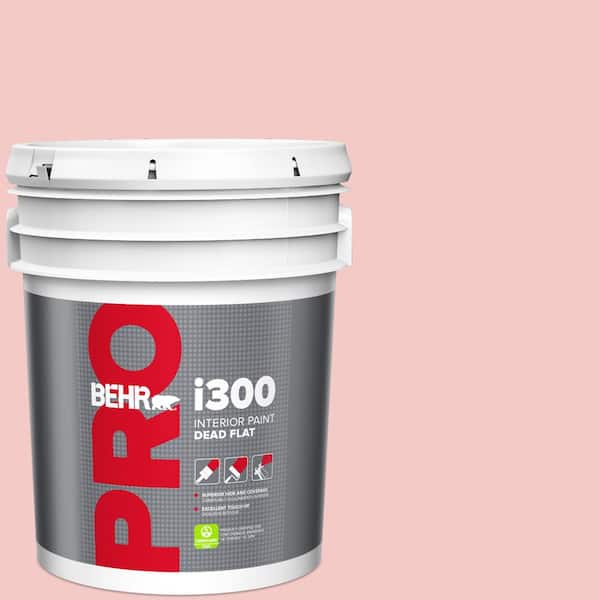 BEHR PRO 5 gal. #T12-20 First Peach Dead Flat Interior Paint
