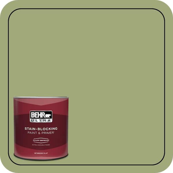 BEHR ULTRA 1 qt. #T18-16 Nurturing Extra Durable Flat Interior Paint & Primer