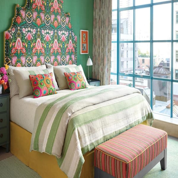 5 ft. x 8 ft. Olive Miss Muffet Handwoven Cotton Indoor Area Rug