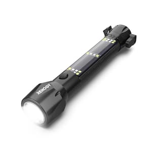 E.Lumen 500 Multi-Functional Flashlight Rechargeable Battery, Glass Shattering Hammer Magnetic Attachment