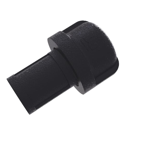 Allied Brass Pipeline Collection 1 in. Cabinet Knob in Matte Black