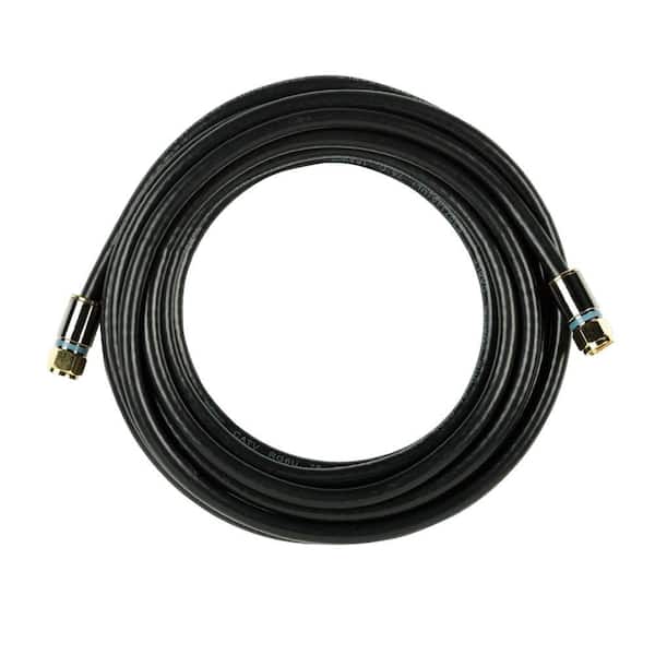 Photo 1 of 15 ft. RG-6 Coaxial Cable - Black