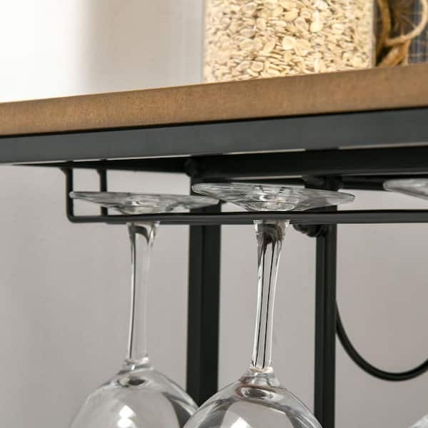 Wall Hanging Wine Glass Holder Easy to Use Spill-Proof Design