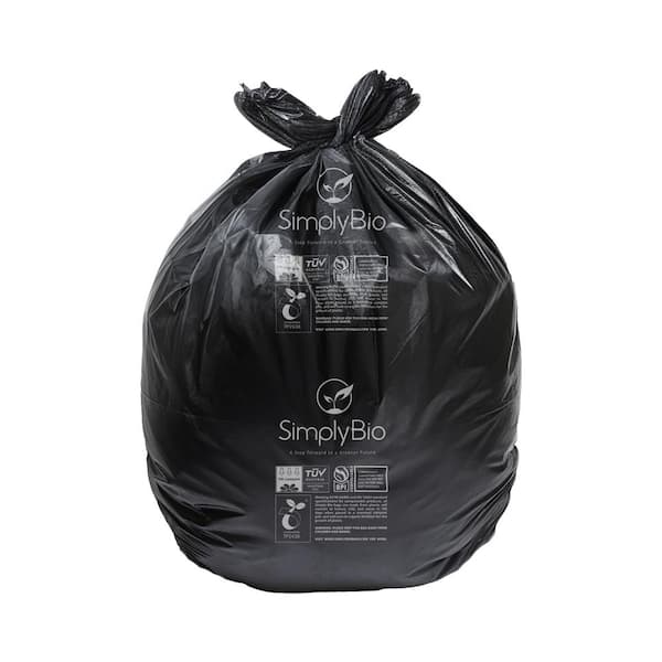 Simply Bio 8 Gal. Compostable Trash Bags with Handle, Eco-Friendly, Heavy-Duty (15-Count)
