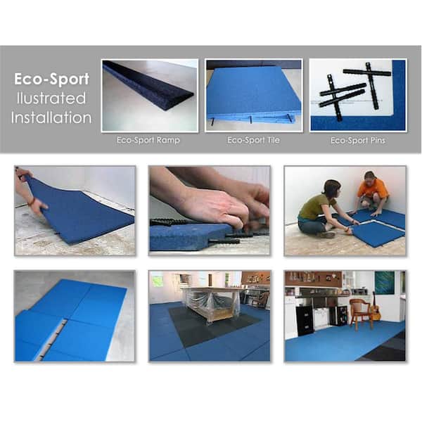 Norsk Gray Camo 72 in. W x 36 in. L Rubber Multi-Purpose Fitness Equipment  Mat (18 sq. ft.) 24325GCRF - The Home Depot