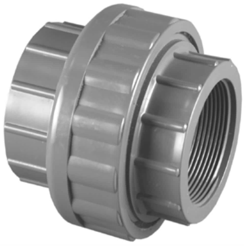 Charlotte Pipe 2 in. Schedule 80 Union FPT x FPT Viton O-Rings PVC ...