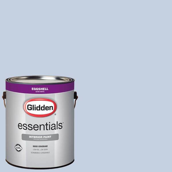 Glidden Essentials 1 gal. #HDGV23 Blue Silk Eggshell Interior Paint