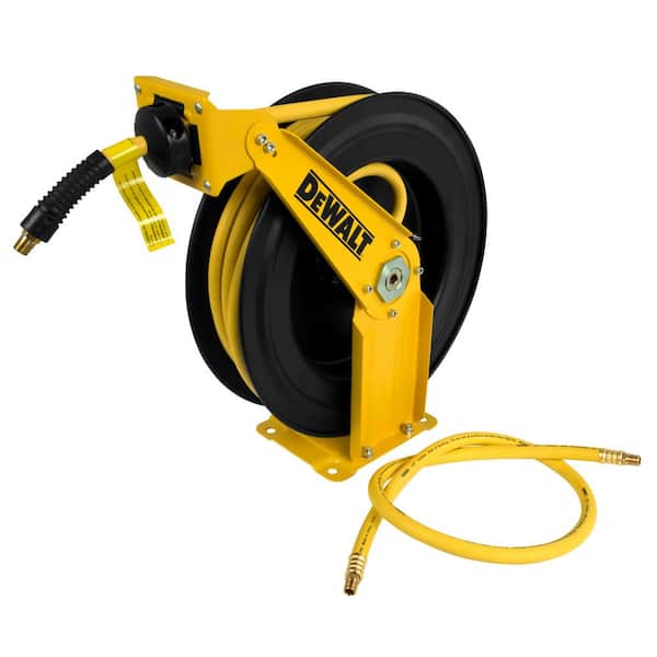 Picasso surfing Ringback DEWALT 3/8 in. x 50 ft. Double Arm Auto Retracting Air Hose Reel  DXCM024-0343 - The Home Depot