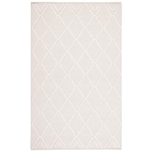 Natura Ivory 8 ft. x 10 ft. Diamond Area Rug