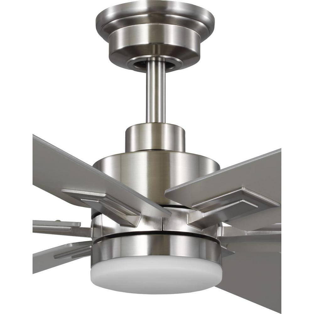 Dallam 60" Brushed Nickel LED Ceiling Fan with Remote