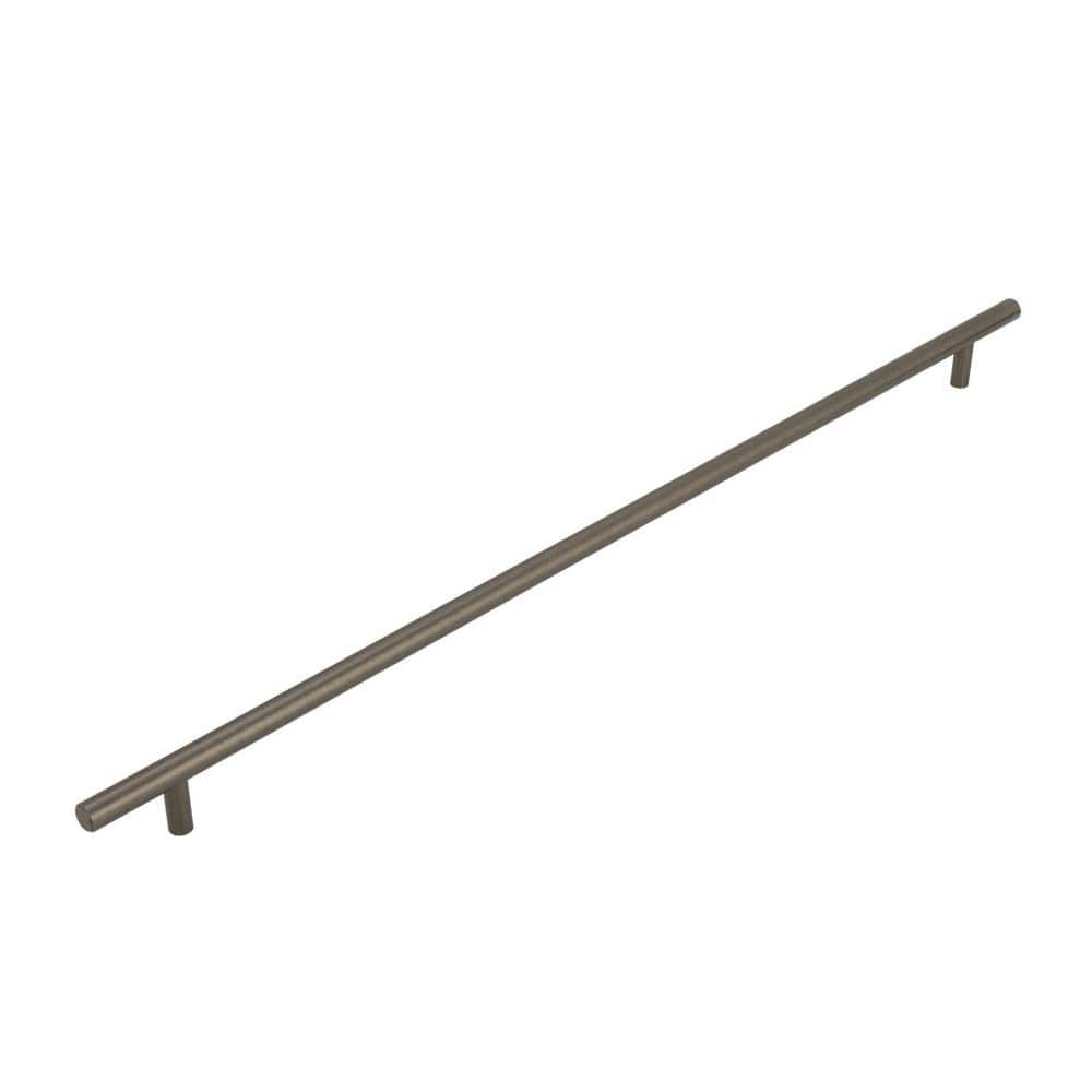 Bar Pulls 18-7/8 in. (480mm) Modern Gunmetal Bar Cabinet Pull