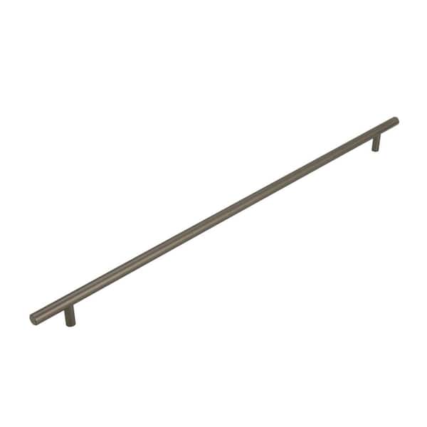 Amerock Bar Pulls 18-7/8 in. (480mm) Modern Gunmetal Bar Cabinet Pull