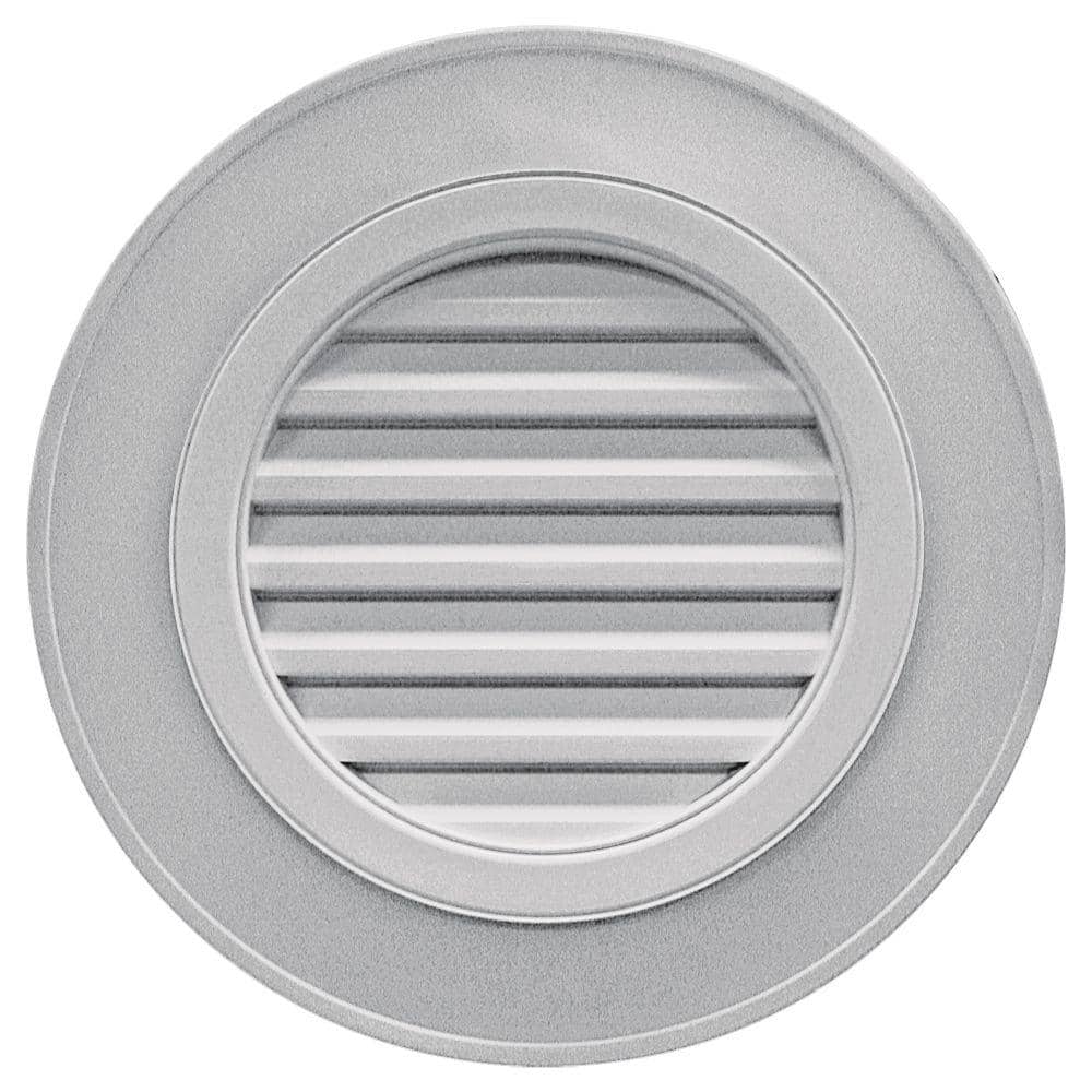Builders Edge 34.2-in X 22.1-in Almond Half Round Vinyl Gable Vent At