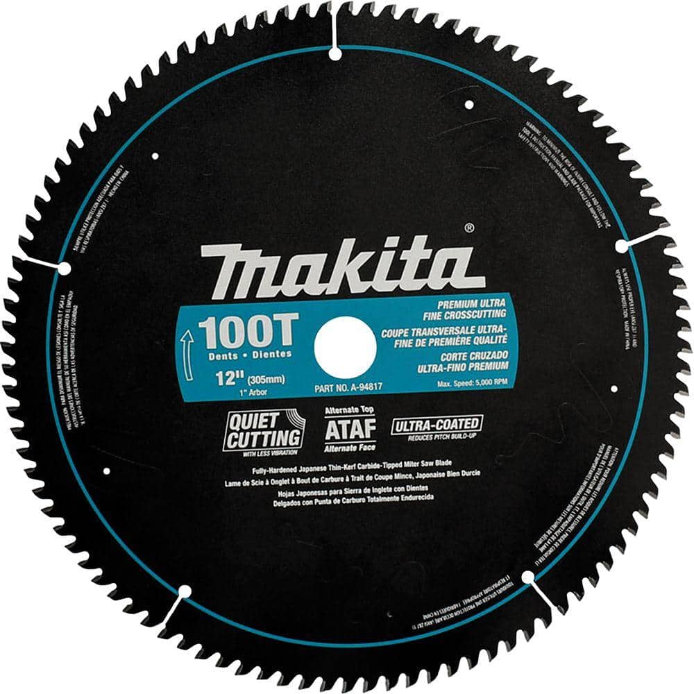 UPC 088381313841 product image for 12 in. x 1 in. Ultra-Coated 100-Teeth Miter Saw Blade | upcitemdb.com