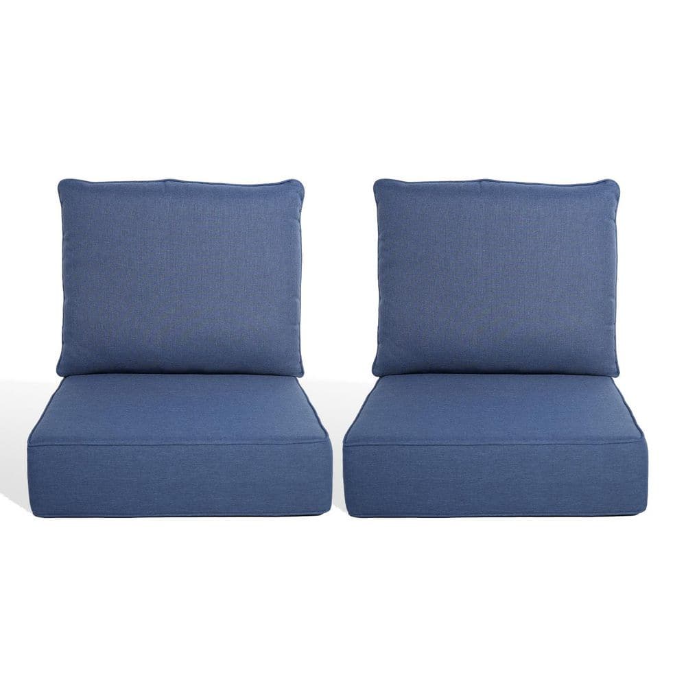 moosprr PlushCore 24 in. x 24 in. x 6 in. 4-Piece Deep Seating