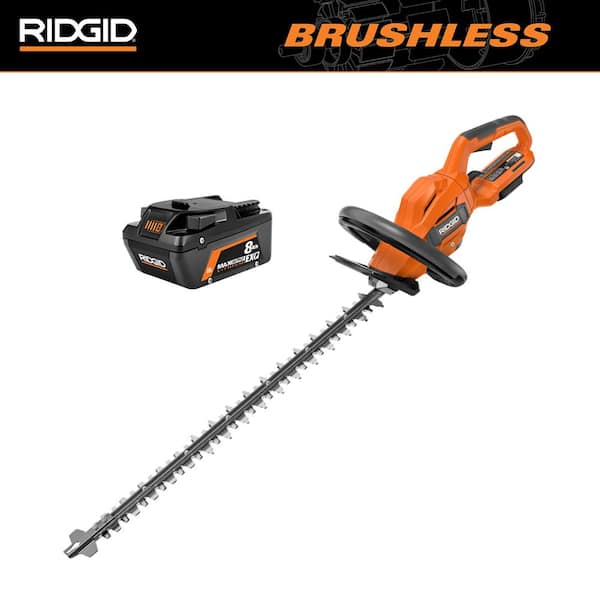 18V Brushless Cordless Hedge Trimmer Kit with 8.0 Ah MAX Output EXP Lithium-Ion Battery