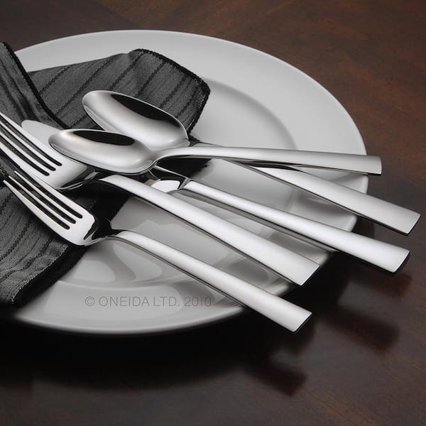Madison Avenue 45-Piece Silver 18/0 Stainless Steel Flatware Set (Service for 8)