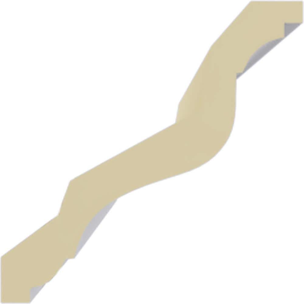Linus White Polyurethane Crown Moulding 94.5"