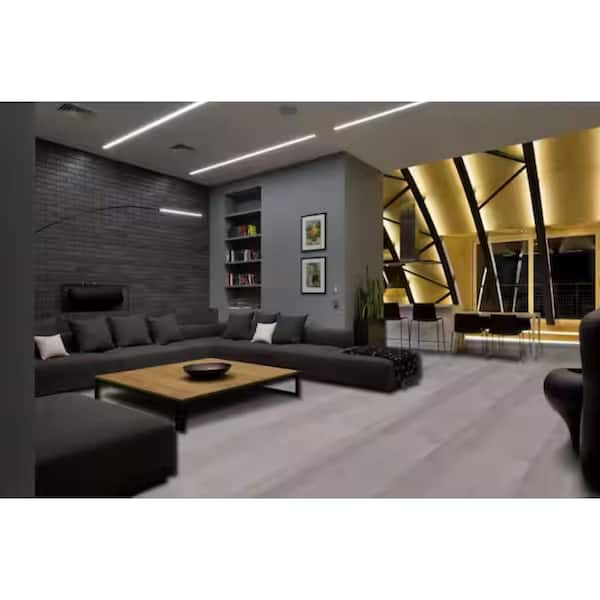 Take Home Sample-Horizon White Oak Tongue and Groove Wire Brushed Engineered Hardwood Flooring