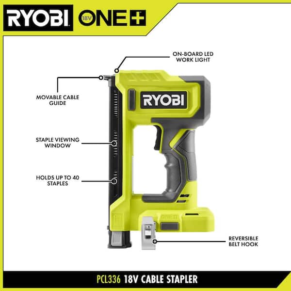 ONE+ 18V Cordless Cable Stapler (Tool Only)