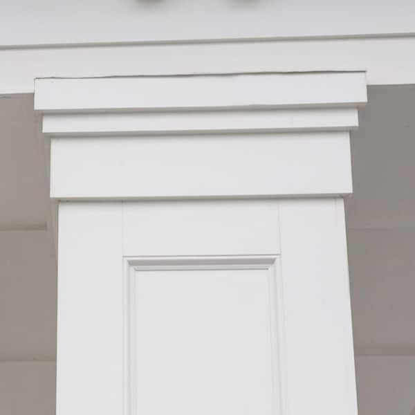 Veranda 3/4 in. x 2-1/2 in. x 8 ft. White PVC Trim (9-Pack) 827000001 ...