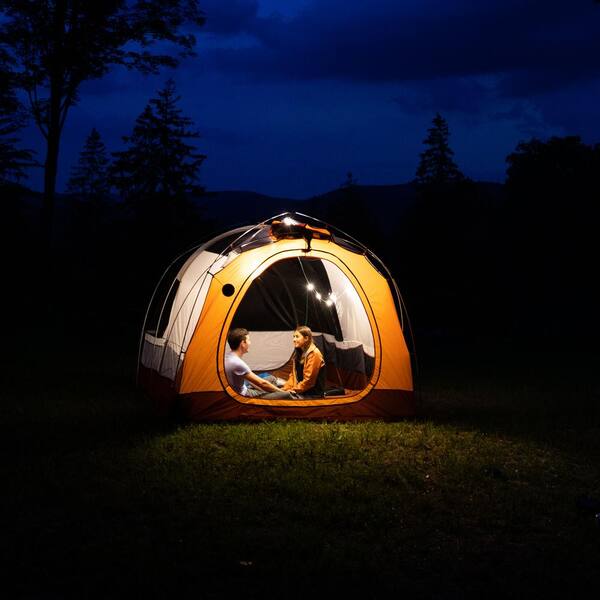 solar powered string lights camping