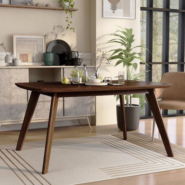 Furniture of America Cirez Walnut Dining Table