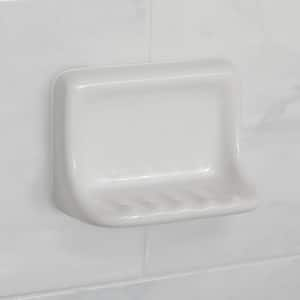 Daltile Restore 8.5 in. W Ceramic Wall Mounted Corner Shower Shelf Tile in  White RE15BA780CC1P - The Home Depot