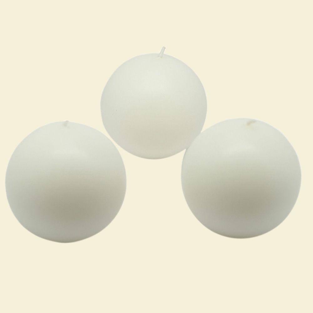 UPC 685024158458 product image for Zest Candle 3 in. White Ball Candles (6-Box), multi | upcitemdb.com