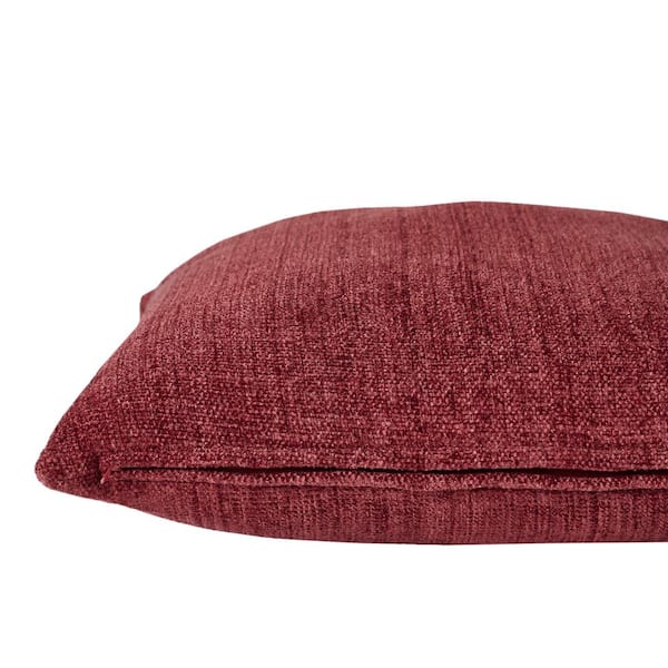 Burgundy Sunbrella Outdoor Throw Pillow 18 in. x 18 in. Square, Pawleys  Island, SKU: BSQBURM