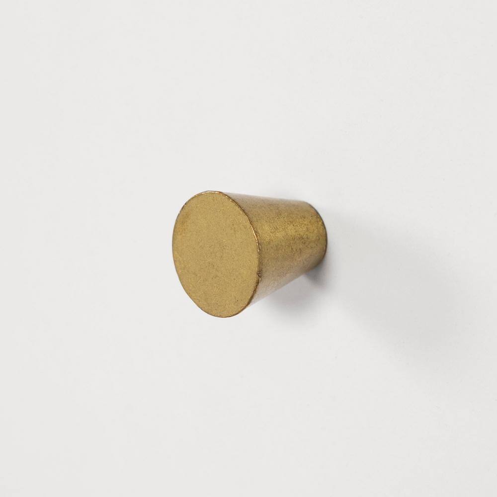Pure White Double Dresser with Brass Legs and Knob Handles