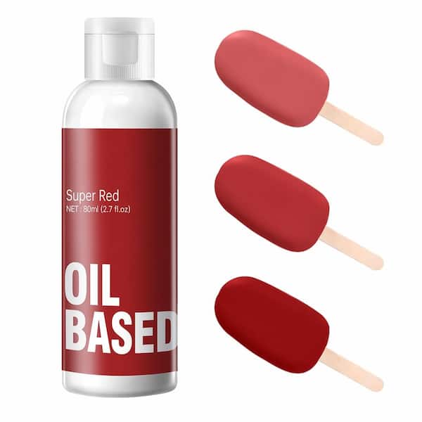 Super Red Oil-Based Food Coloring 2.7 fl oz for Chocolate, Candy Melts, Buttercream and Frosting