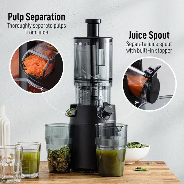 Zulay Kitchen Cold Press 200W 16oz Juicer Slow Masticating with