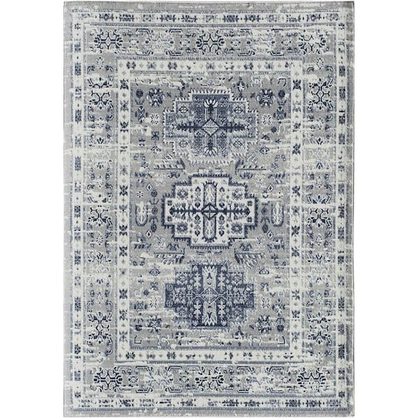 Gabriel Inky Sundara Blue 5 ft. x 7 ft. Area Rug