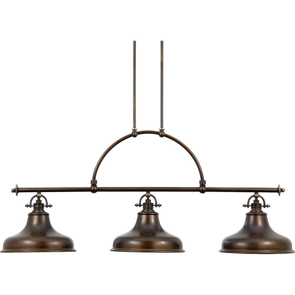 Home Decorators Collection Emery 3Light Bronze Island Fixture