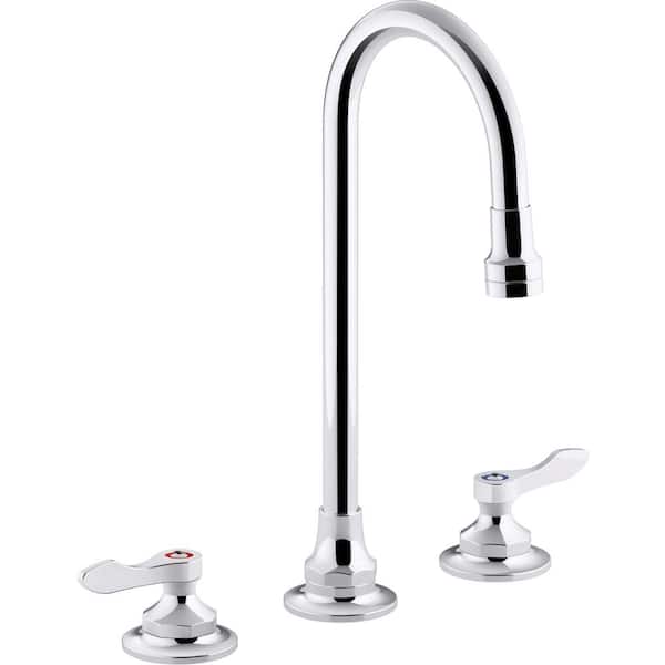 KOHLER Triton Bowe 1.0 GPM 8 in. Widespread 2-Handle Bathroom Faucet with Laminar Flow in Polished Chrome
