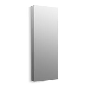 Maxstow 15 in. x 40 in. Frameless Surface-Mount Aluminum Medicine Cabinet