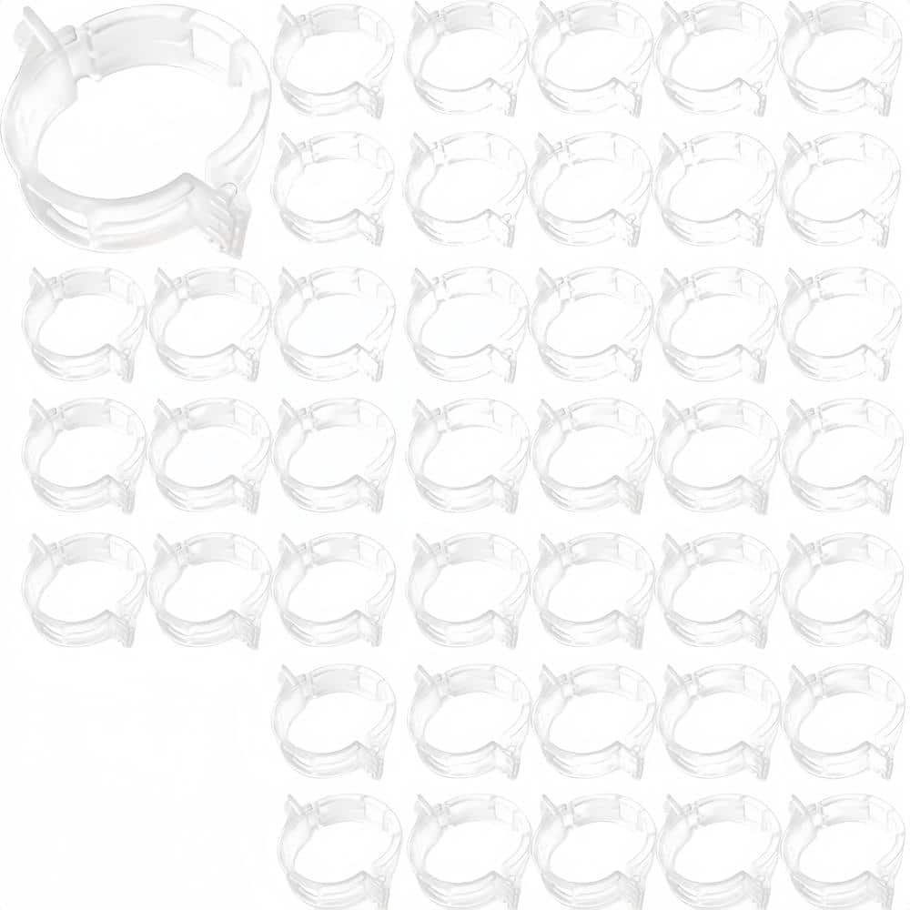 200-Pieces Transparent White Plastic Trellis Plant Support Clips for Support, Grape and Tomato Vine, Vegetable Plants price history on PriceWatchPro