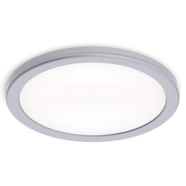 WAC Lighting Geos 10 in. 1-Light 3000K Titanium LED Flush Mount
