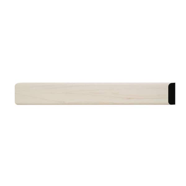 Ekena Millwork WM142 0.25 in. D x 0.75 in. W x 6 in. L Wood (Maple) Chair Rail Sample