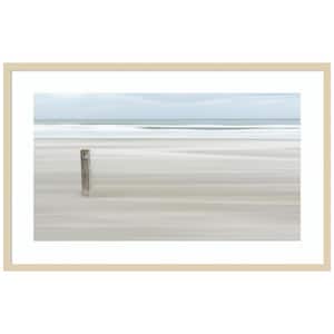 "Steadfast Shoreline" by Greetje van Son 1 Piece Wood Framed Color Travel Photography Wall Art 26-in. x 41-in. .