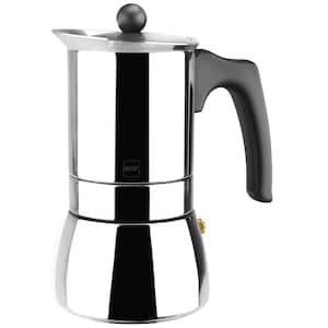Genova 6-Cups Stainless Steel Espresso Coffee Maker