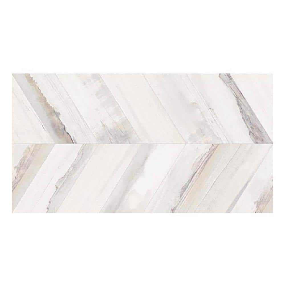 Apollo Tile Maori 17.7 in. x 35.4 in. White Porcelain Matte Wall and Floor Tile (13.05 sq. ft./case) 3-Pack, Chiffon White -  APLACDISPIBL