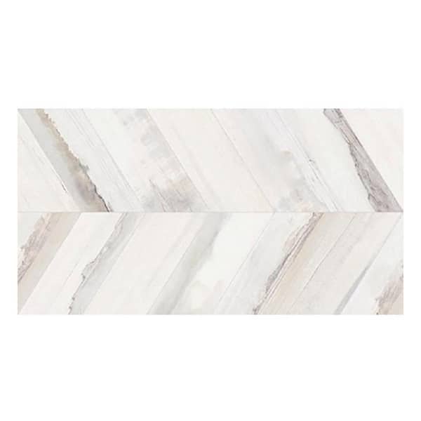 Apollo Tile Maori 17.7 in. x 35.4 in. White Porcelain Matte Wall and Floor Tile (13.05 sq. ft./case) 3-Pack