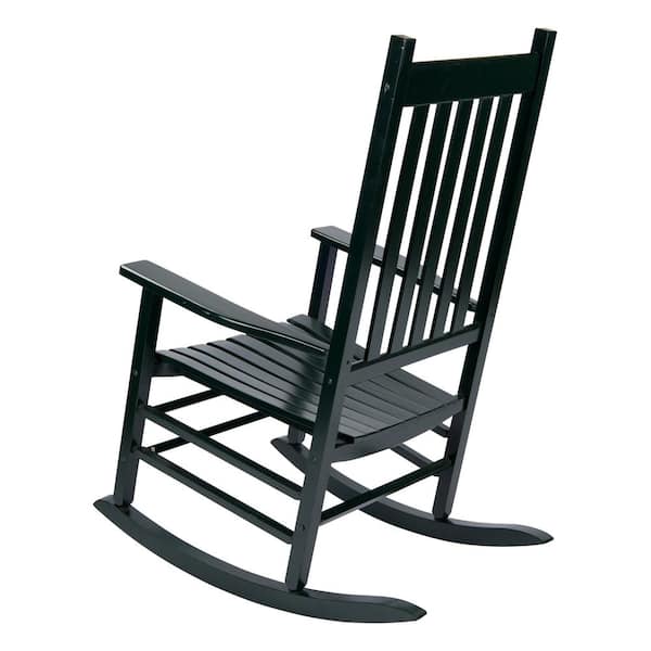 Shine Company 46 in H Dark Green Wood Vermont Outdoor Rocking
