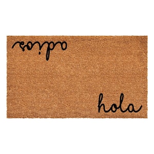 Large Cursive Last Name Coir Doormat