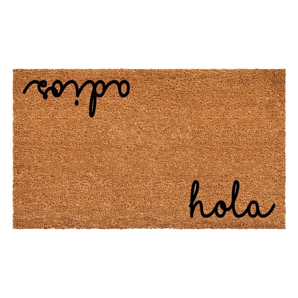"Cursive Hola Adios Doormat, 24"" x 36""" price history on PriceWatchPro