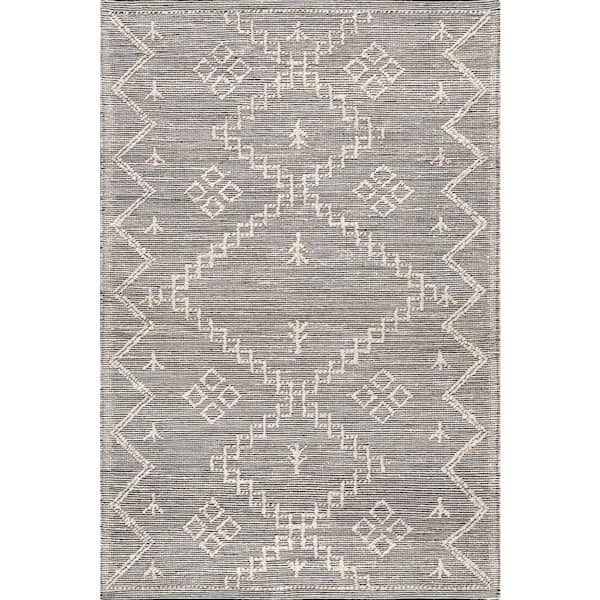 nuLOOM Moroccan Julianne Jute Beige Doormat 2 ft. x 3 ft. Indoor Area Rug