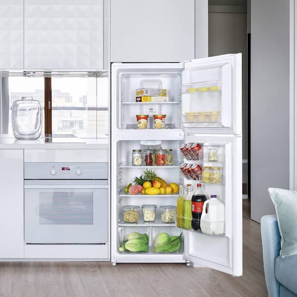 冷凍RF10 SS10 S10 SM10 M10 ML20 Magic Chef 10.1 cu. ft. Top Freezer Refrigerator in White