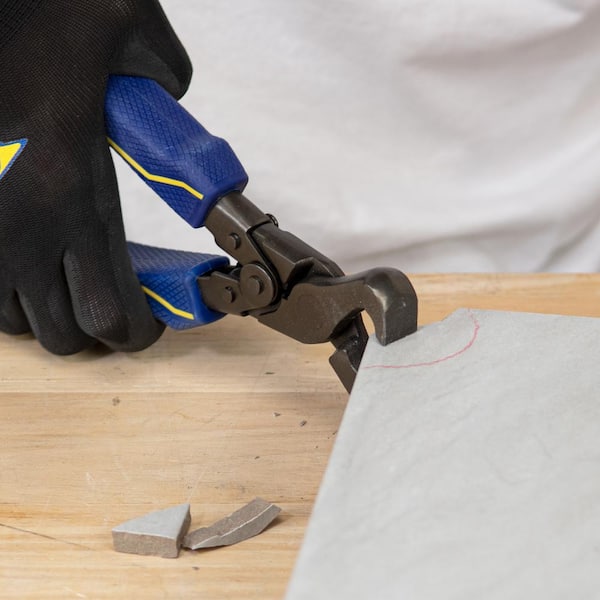 9 in. Compound Tile Nipper with Tungsten Carbide Tips for All Tile Types up to 1/4 in. Thick